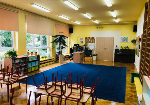 sala przedszkolna- grupa jeżyki